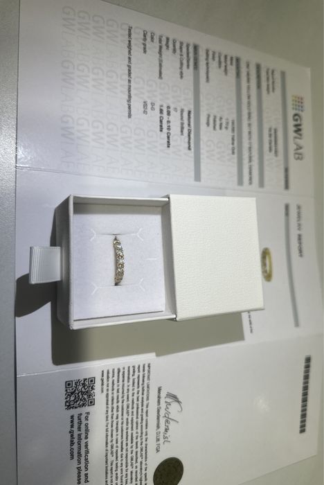 Inel cu diamante naturale 1.66 ct
