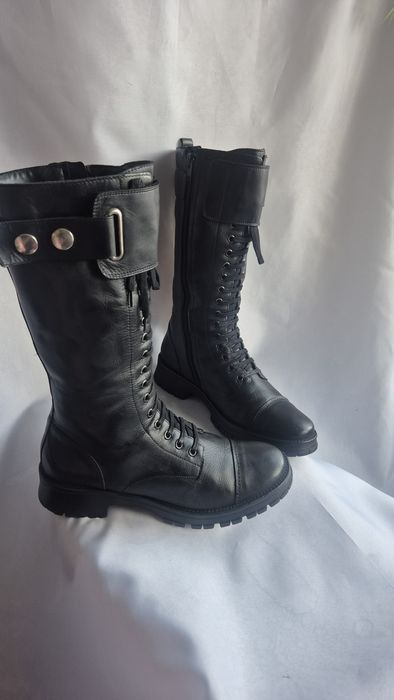 Ghete lungi piele naturala nr.38