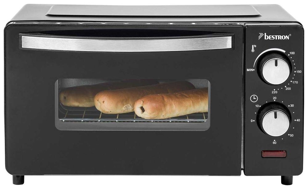 Cuptor electric compact Bestron AOV9, 9 litri, 800W,timer, grill MX111