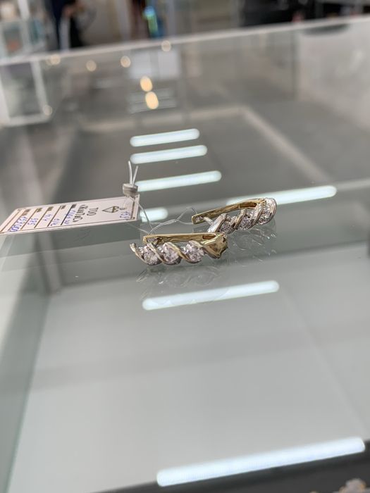 Золото серьги  г.Астана