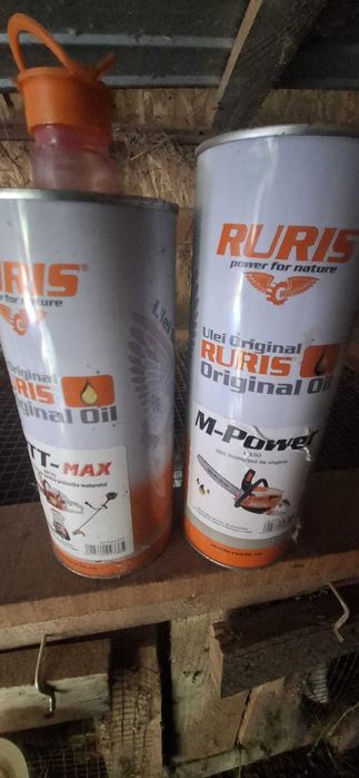 Motocoasă Grünman folosită + canistră benzină 5L + ulei 2T RURIS