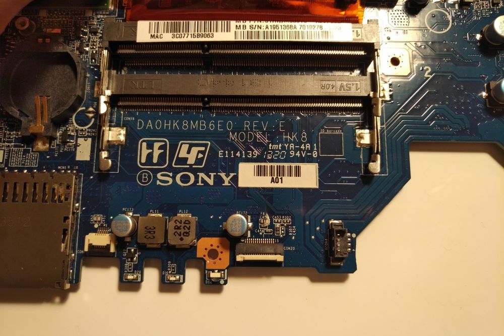 Vand placa de baza pentru laptop Sony Vaio