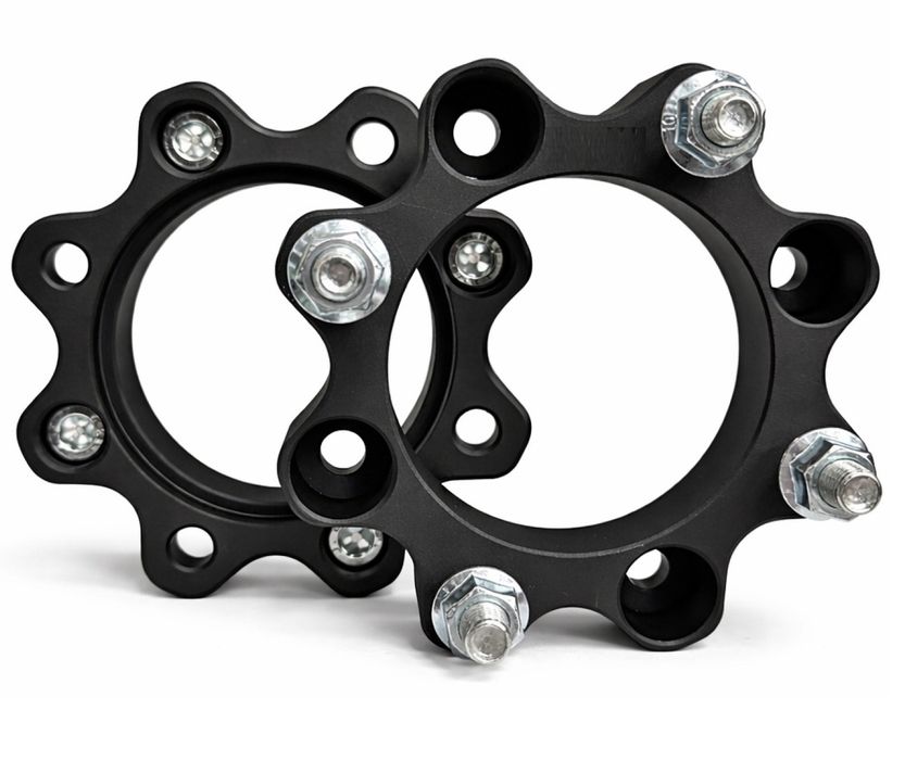 Distantiere ATV 30mm 4x110 Cf Moto, Aluminiu Forjat Negru, Centrare
