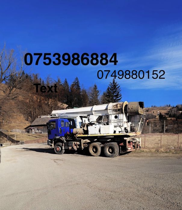 FORAJE FANTANI EDILCAT ACTIVITY SRL Foraje fântâni cu utilaj profesion