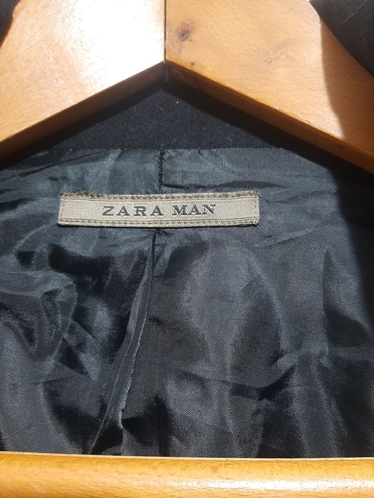 Мъжко вълнено палто Zara