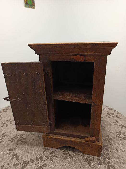 Noptiera lemn de tek, vintage