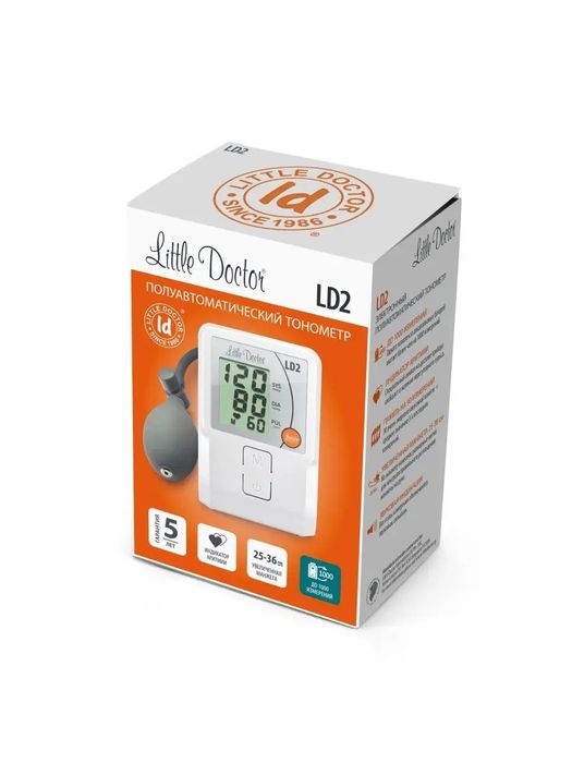 Тонометр полуавтоматический электронный LD2