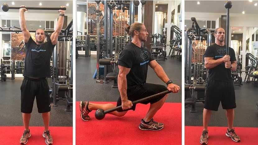 Фитнес Боздуган Macebell от 2 до 20 кг* Тежест Чук Гира Щанга Буздуган