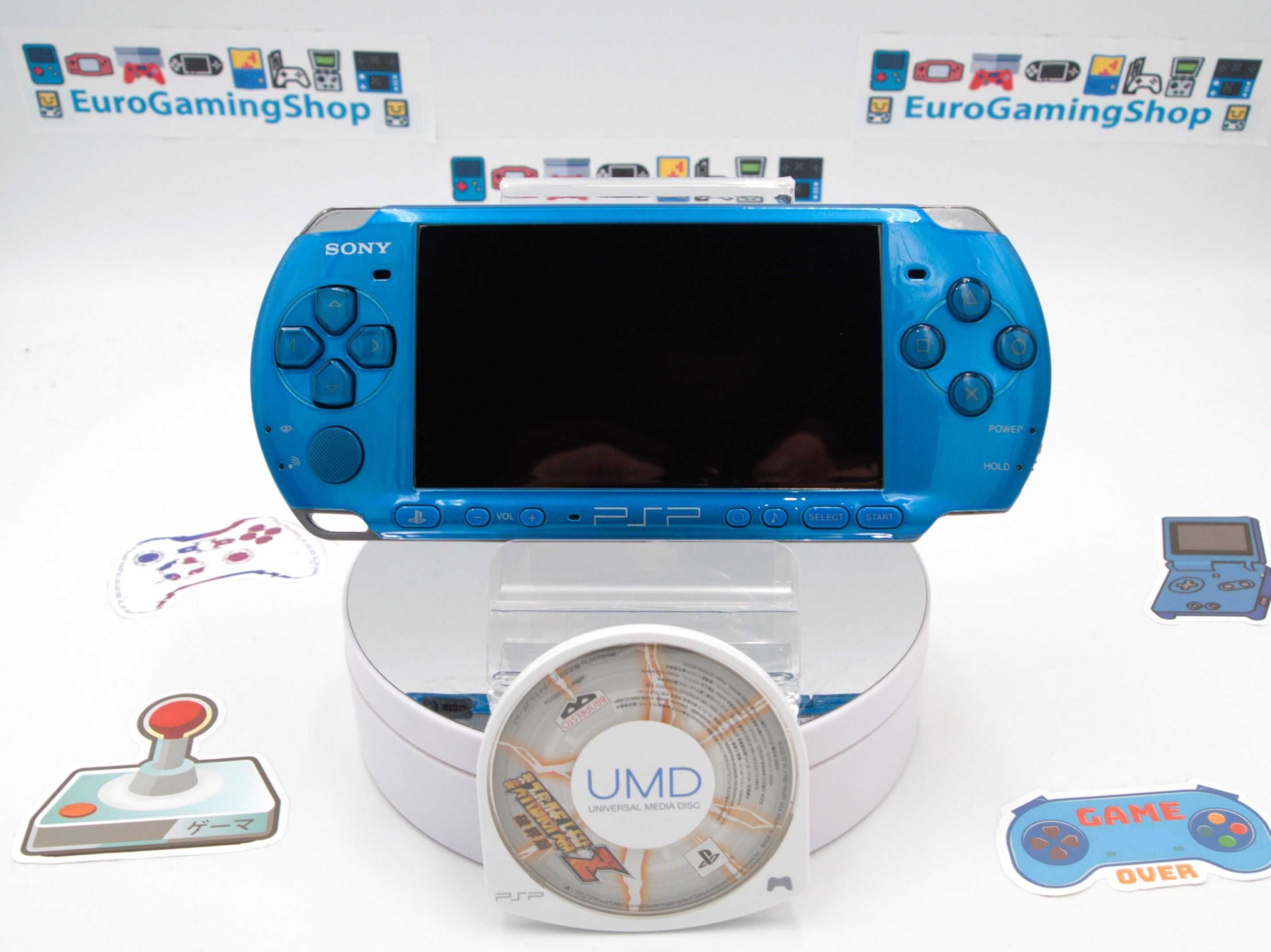 Sony PSP 3000 Cosmic Blue 64GB Modata 50+ JOCURI imp Japonia Braila • OLX.ro