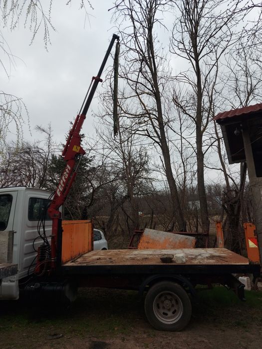 Iveco basculabil motor 2,3 , cu macara, 2004