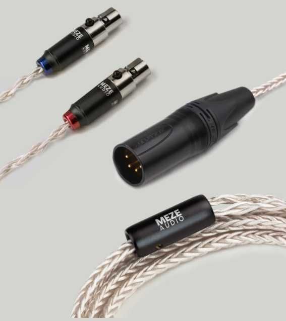 Cablu balansat Meze silver-plated 4pin XLR la mini-xlr 2.5m