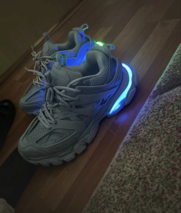 Balenciaga track baby blue