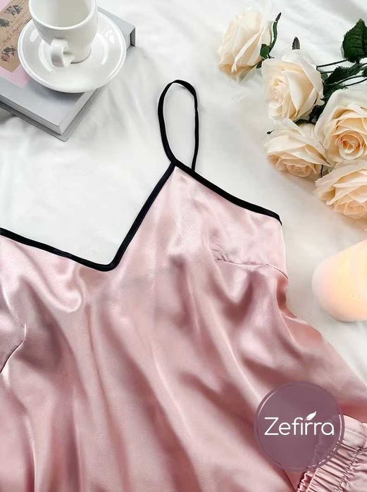 Дамски сатенени пижамени сетчета Fiona Zefirra.