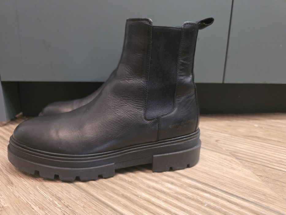 Мъжки кожени боти Tommy Hilfiger