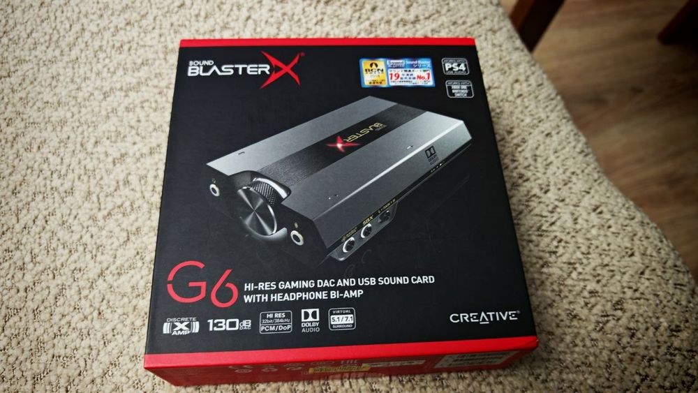 Аудиокарта Sound Blaster G6