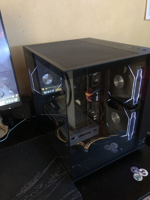 Геймърски Компютър Ryzen 5 3600X + RTX 3060 Ti 8GB | 16GB RAM | ARGB