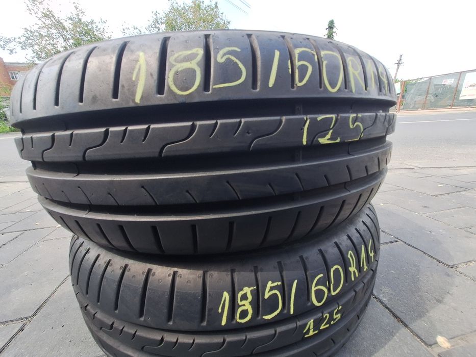 2 anvelope vara 185/60r14 Dunlop Montaj Gratuit