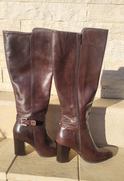 Cizme Batta, nr. 38, maro inchis, stare impecabila