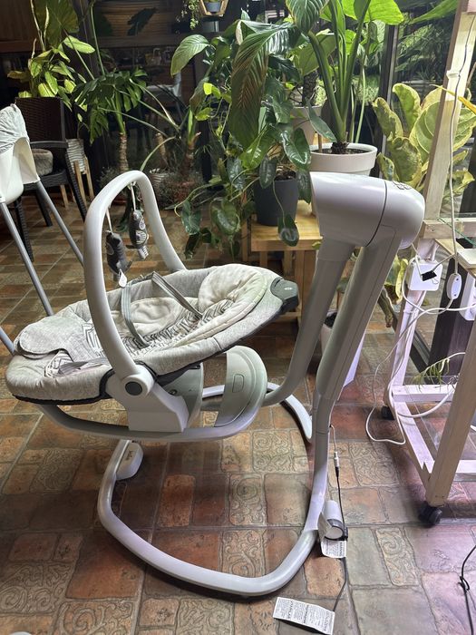 Детский шезлонг, кресло качеля