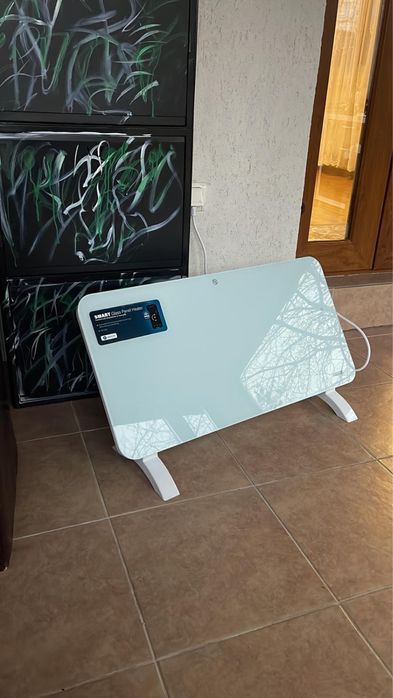 Smart glass panel heater 1500w