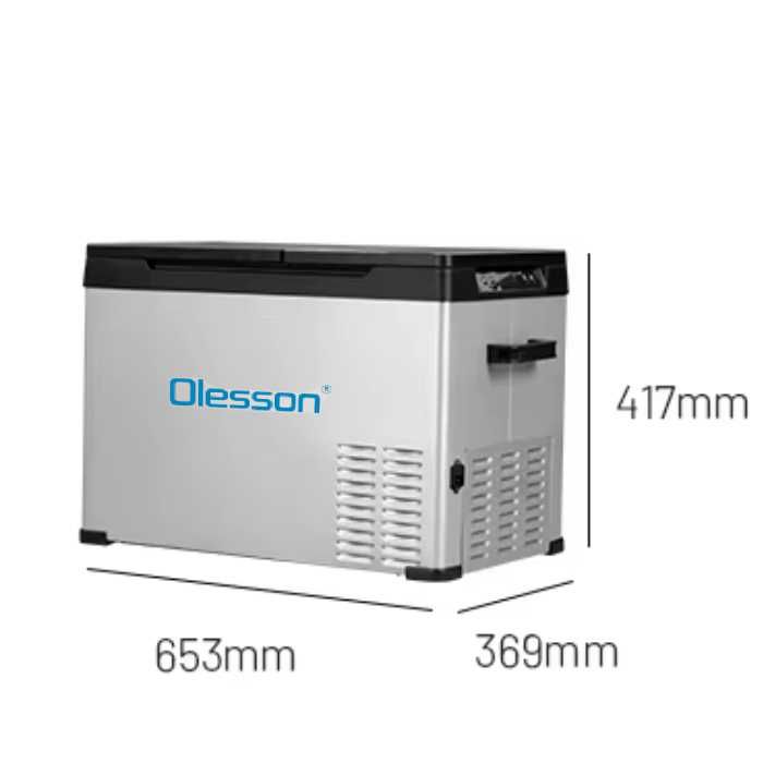 Портативен хладилник Olesson 30L с фризер – 12V / 24V / 220V автомобил