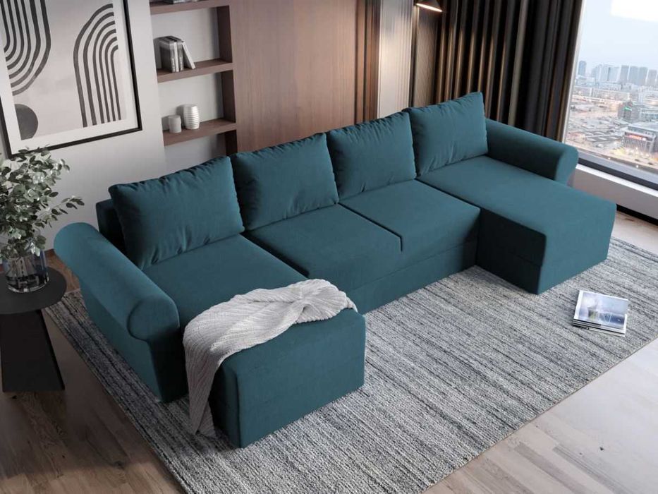 Coltar U Extensibil Bonito turcoaz - Transport Gratuit in 4-10 zile