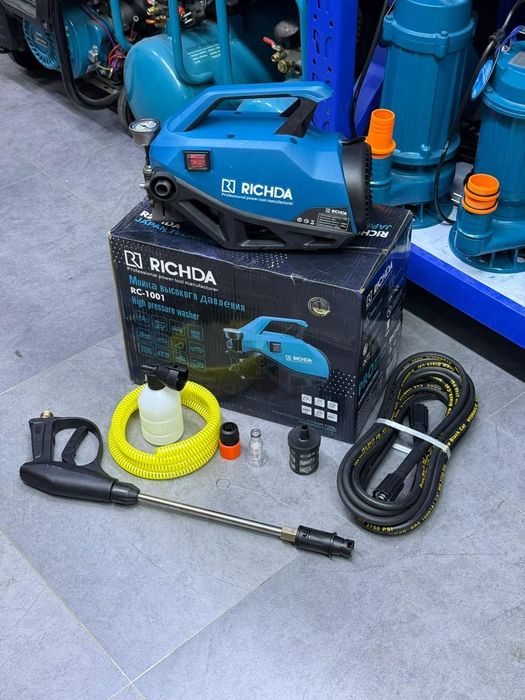 Мойка высокого давления RICHDA 120Бар 2400Вт сетевая мойка