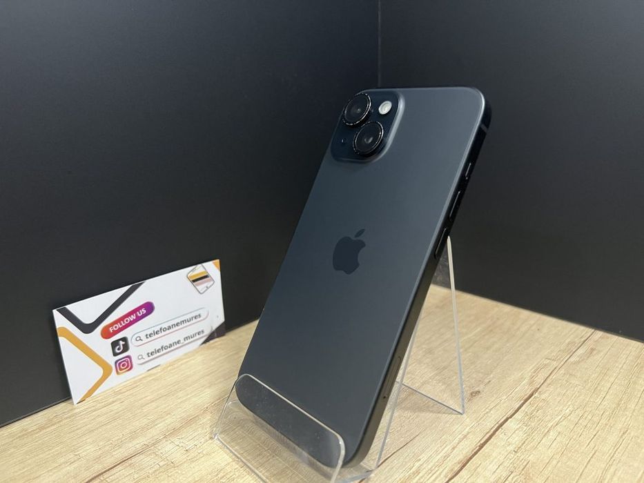 Iphone 15 128Gb Black Second-Hand Bun 3 ani garanție, Telefoane Mures