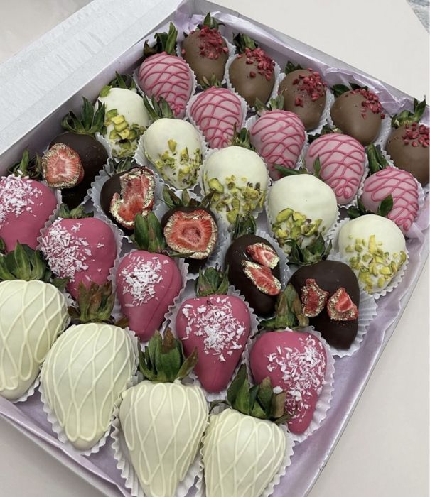 Обучение клубника в шоколаде