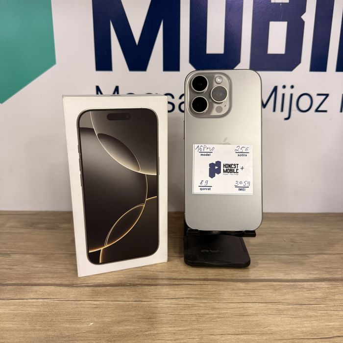 iPhone 16 Pro 256gb natural sim+esim