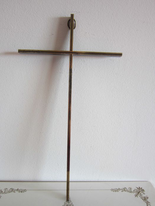 cadou deosebit rar Crucifix Cruce mid-century Germania 1960