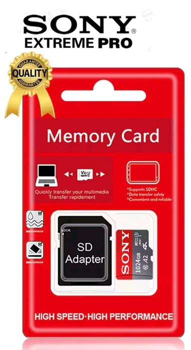 Чисто нова карта памет SONY micro Performance Card 64/128GB gb