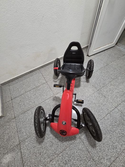 Kart cu pedale ramiz STAR, roti pompa, 113x60x65cm,