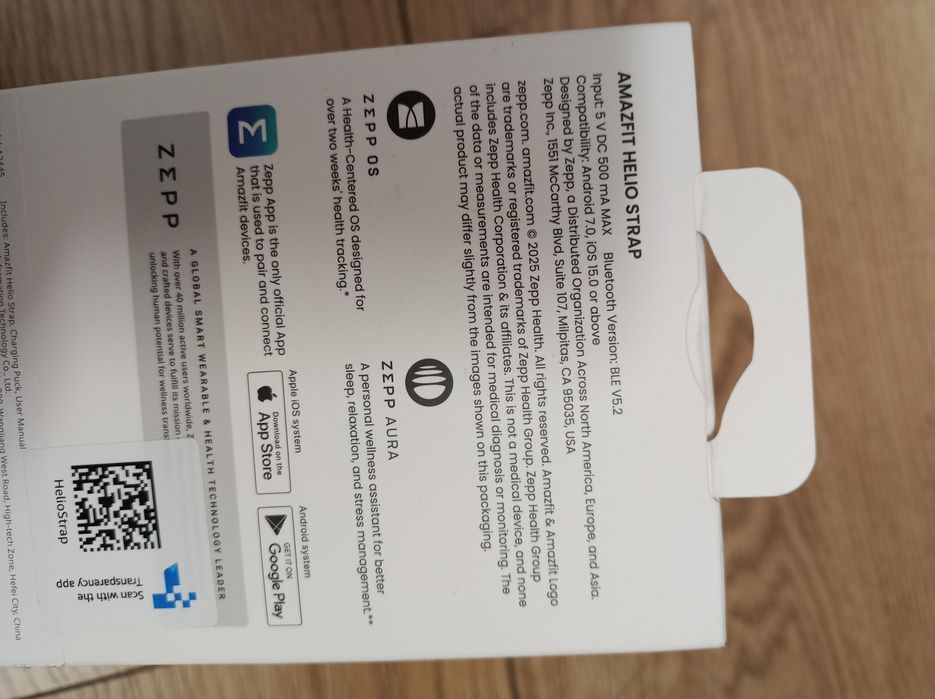 Banda Fitness Tracker - Amazfit Helios Strap Band - Sleep -Android/iOS