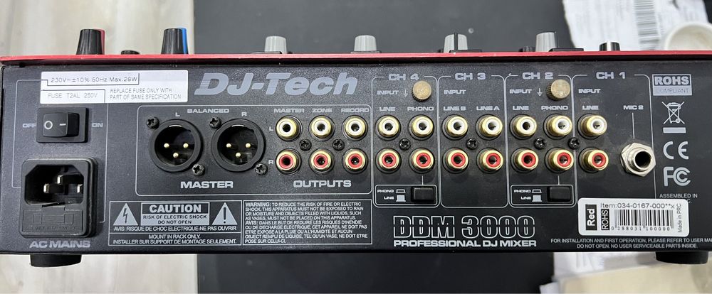 Consola DJ tech DDM 3000