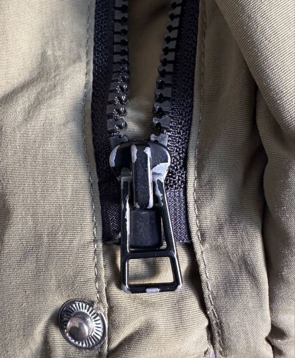 Jachetă parka ușoară, matlasată, Zara, mărimea 92, verde kaki