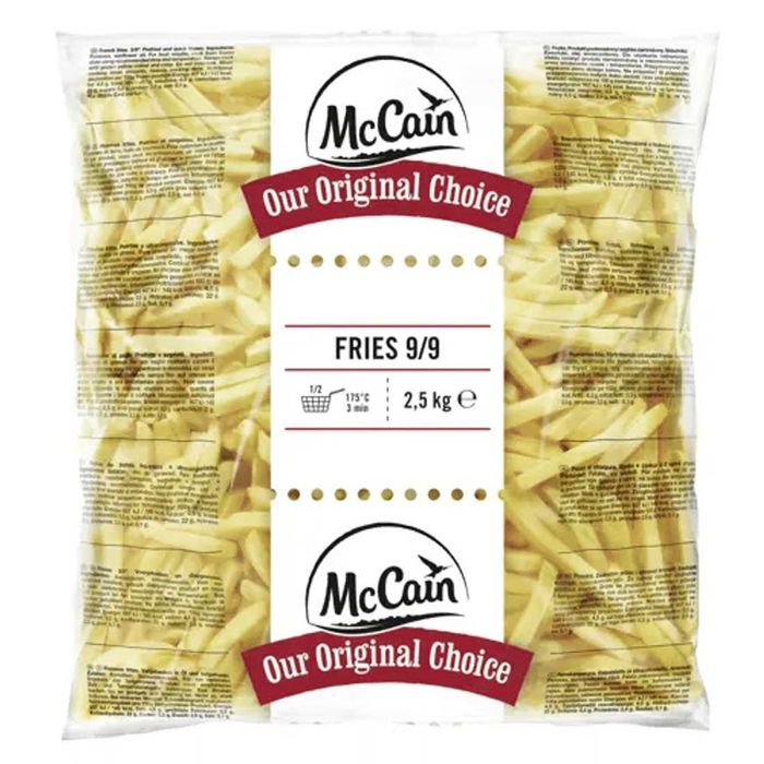 Картофель McCain фри Original (9*9) \ 2,5 кг \ 5шт в коробке