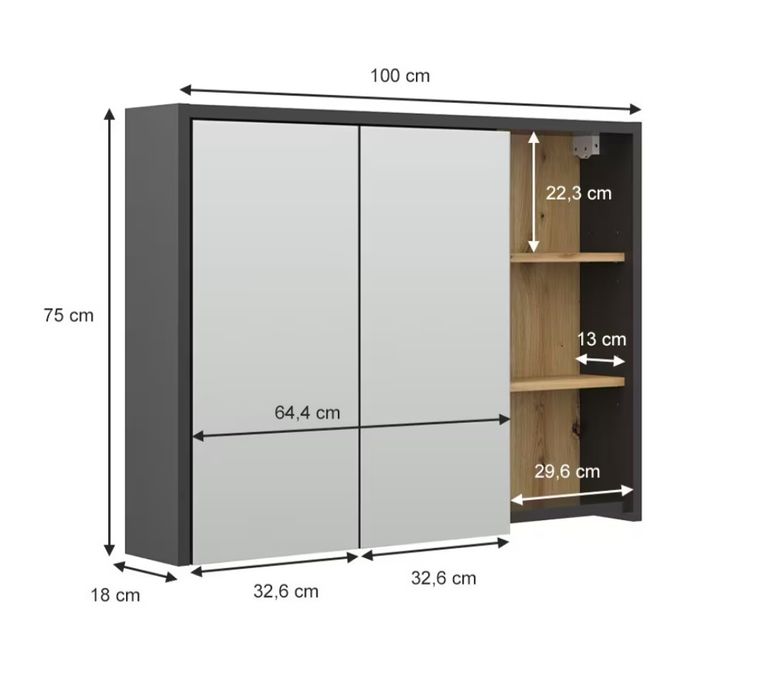 Голям шкаф за над мивка 5582