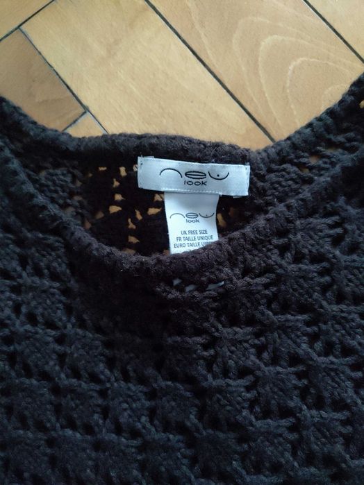 Дамско пончо - кафяво