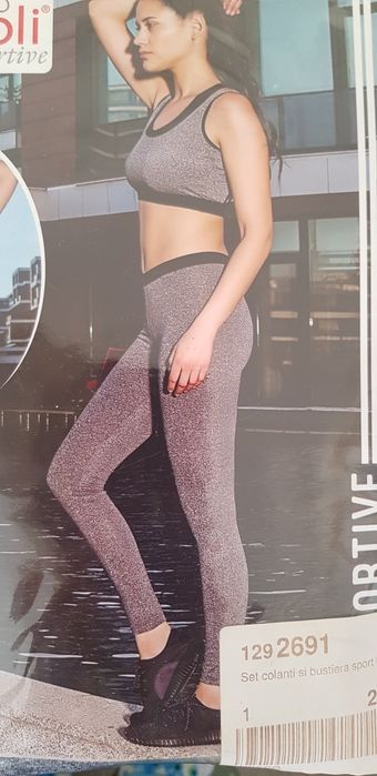 Set colanți și bustieră sport