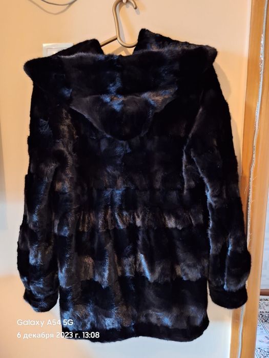 Шуба  норковая бочонок