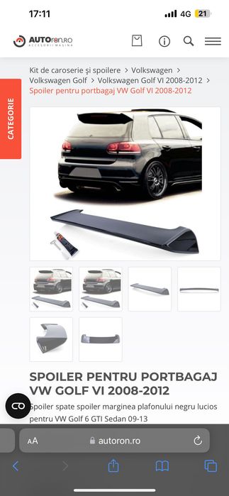 Spoiler Golf 2008-2012