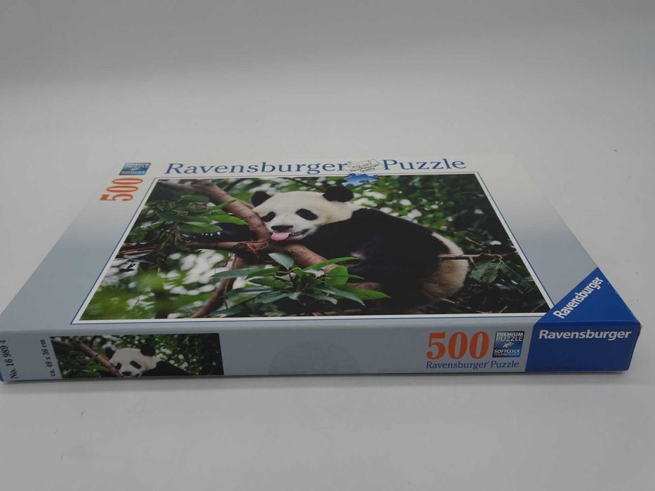 Puzzle Ravensburger - Urs panda în copac, 500 piese