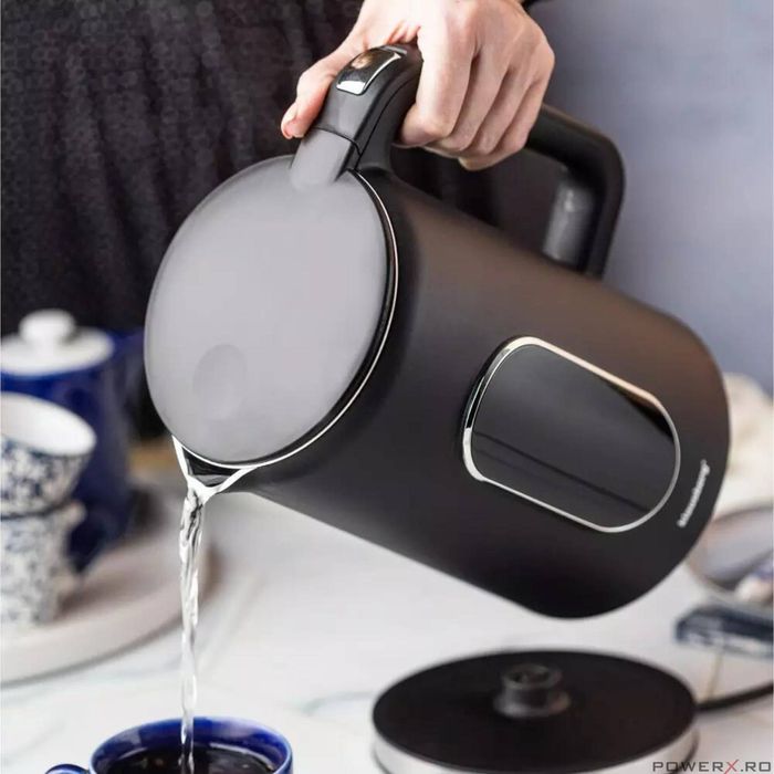 Fierbator electric, fabricat din otel inoxidabil, panou LED,