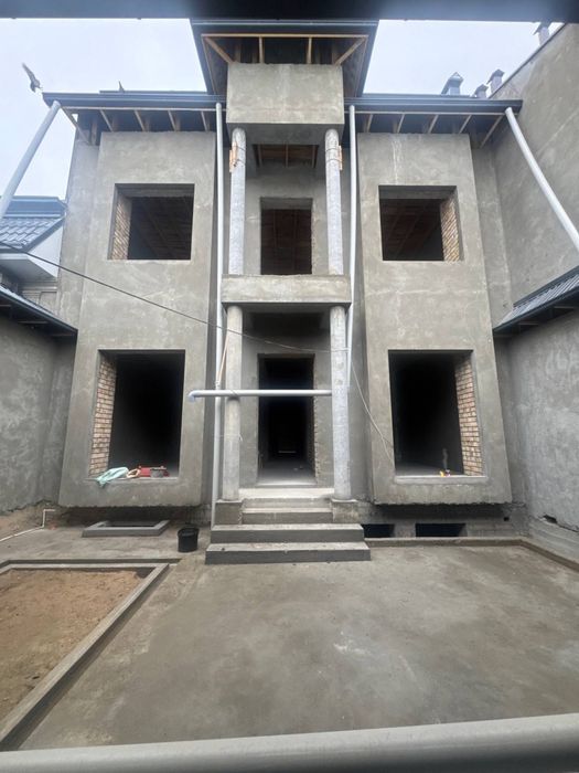 Бунедкор махалла коробка 2,5 сотки 5 комнат фасад 10 на 25 метров