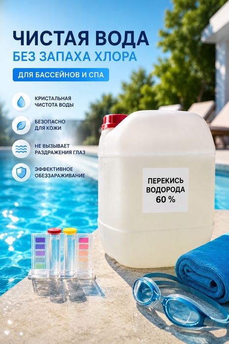 Перекись водорода 60 % (канистра 30 кг)