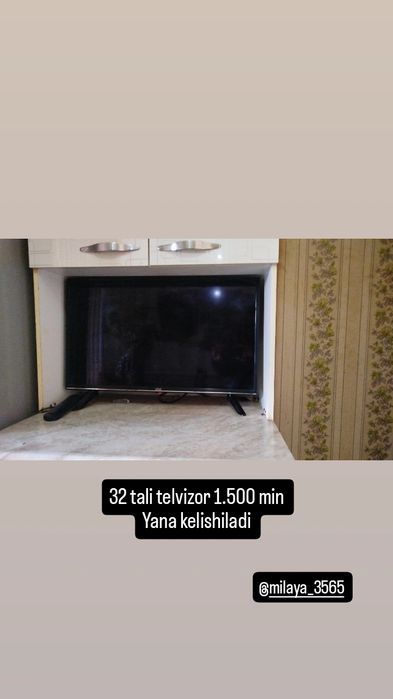 32 tali televizor va SIM KARTA