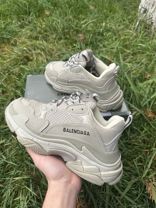 Balenciaga Triple S / Crem & Alb / Calitate Premium / 2025