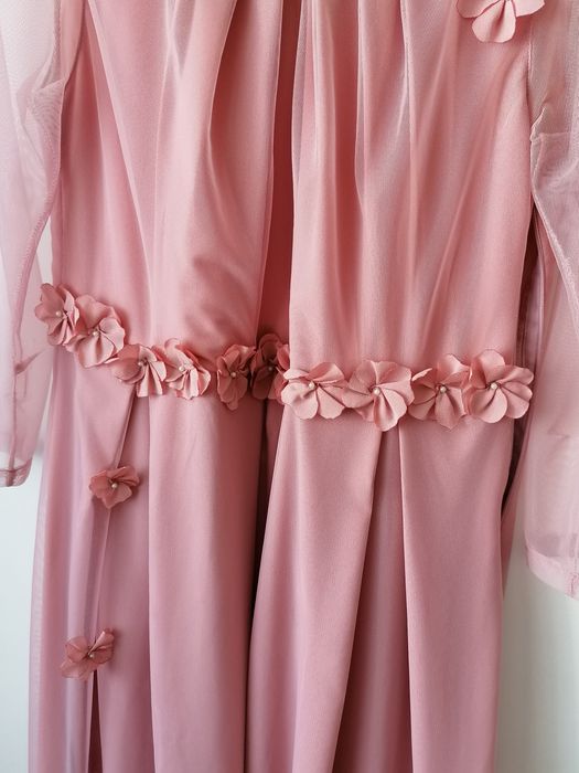 Rochie roz eleganta (si de gravide)