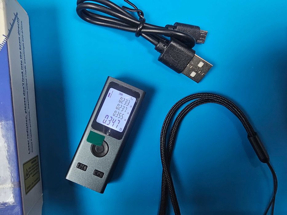 Мини рулетка ролетка електронна дигитална лазерна далекомер 30м